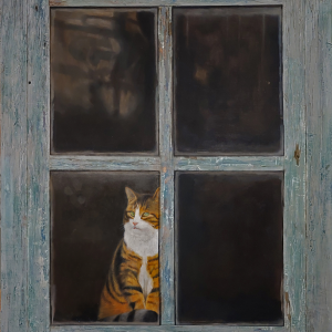 Jorge-Alberto-On-the-lookout-24-x-19-inches-3800.00-oil-on-panel