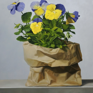Pansies-14-x-11-inches-oil-on-panel