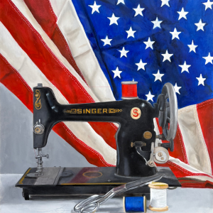 Stars-and-Stripes-forever-20-x-16-oil-on-panel